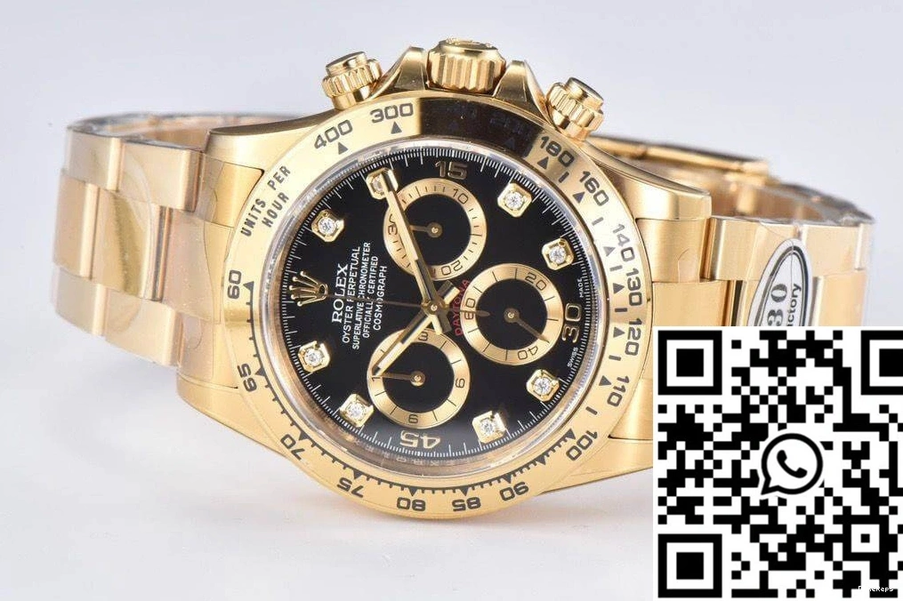 M116508-0016 Dial Daytona Cosmograph Rolex Diamond Factory Clean 1126